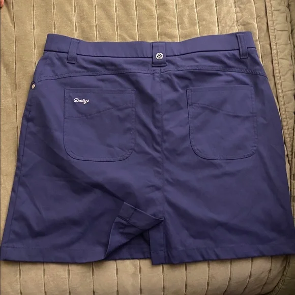 Daily Sports Navy Performance Skort with Front Details - Picture 2 of 4